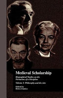 Medieval Scholarship: Philosophy and the arts