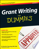 Grant Writing For Dummies Book PDF