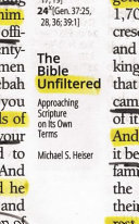 The Bible Unfiltered Book