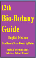 12th Standard Bio-Botany English Medium Guide - Tamil Nadu State Board Syllabus