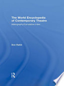 World Encyclopedia Of Contemporary Theatre