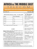 Africa & Mideast Telecom Monthly Newsletter December 2009