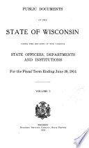 Public Documents of the State of Wisconsin Book