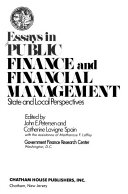 Essays in Public Finance and Financial Management