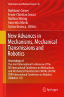 New Advances in Mechanisms, Mechanical Transmissions and Robotics