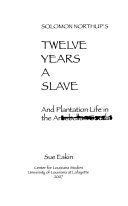Solomon Northup's Twelve Years a Slave