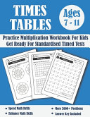 Times Tables Tests Workbook For Kids Ages 7 11