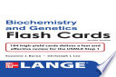 Lange Biochemistry and Genetics Flash Cards 2 E Book