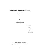Fiscal Survey of the States