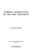 Rabbinic Perspectives on the New Testament
