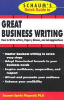 Schaum's Quick Guide to Great Business Writing