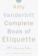 The Amy Vanderbilt Complete Book of Etiquette Pdf/ePub eBook