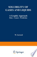Solubility of Gases and Liquids Book
