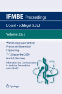 World Congress on Medical Physics and Biomedical Engineering September 7   12  2009 Munich  Germany Book