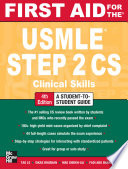 First Aid for the USMLE Step 2 CS  Fourth Edition Book