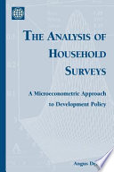 The Analysis of Household Surveys Book