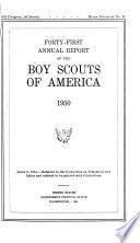 Annual Report of the Boy Scouts of America Book