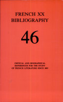 Pdf French Twentieth Bibliography Telecharger