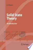 Solid State Theory Book