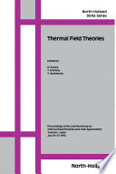 Thermal Field Theories Book