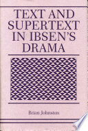Text and Supertext in Ibsen   s Drama Book