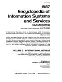 Encyclopedia of Information Systems and Services