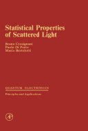 Statistical Properties of Scattered Light