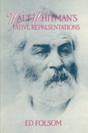 Walt Whitman's Native Representations Pdf/ePub eBook