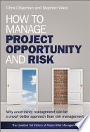 How to Manage Project Opportunity and Risk Book PDF