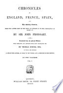 The Chronicles of England, France and Spain PDF Book By Jean Froissart