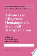 Advances in Allogeneic Hematopoietic Stem Cell Transplantation Book