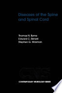 Diseases of the Spine and Spinal Cord Book