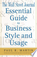 The Wall Street Journal Essential Guide to Business St Book