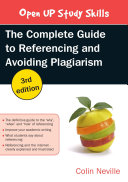 EBOOK: The Complete Guide to Referencing and Avoiding Plagiarism