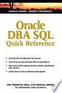 Oracle DBA SQL Quick Reference Book