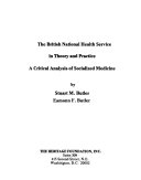 The British National Health Service in Theory and Practice: ...