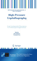 High Pressure Crystallography