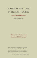 Classical Rhetoric in English Poetry