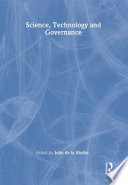 Science  Technology and Governance Book