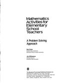 Mathematics Activities for Elementary School Teachers Book