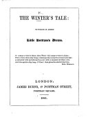 The Winter's Tale: to which is Added Little Bertram's Dream