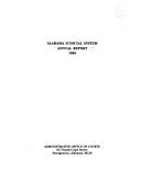Annual Report, Alabama Judicial System