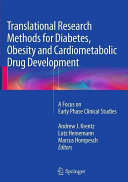 Translational Research Methods for Diabetes  Obesity and Cardiometabolic Drug Development