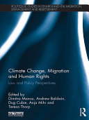 Climate Change, Migration and Human Rights
