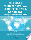 Global Surgery and Anesthesia Manual Book