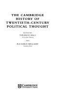 The Cambridge History of Twentieth-Century Political Thought 
