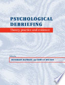 Psychological Debriefing Book PDF