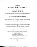 Calmet's Great Dictionary of the Holy Bible