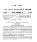 Bulletin of the Johns Hopkins Hospital