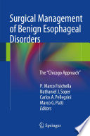 Surgical Management Of Benign Esophageal Disorders